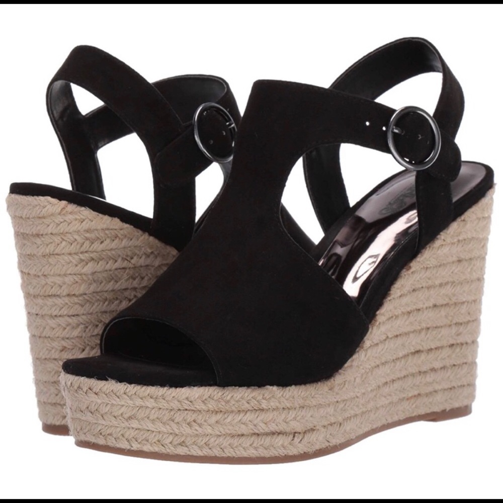 Carlos Santana Platform Wedge Espadrilles